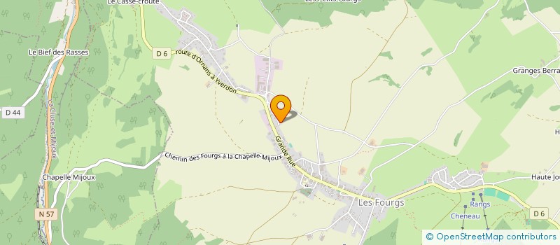 localisation de l'entreprise SOCIETE CIVILE IMMOBILIERE LA DRESETTE  LES FOURGS