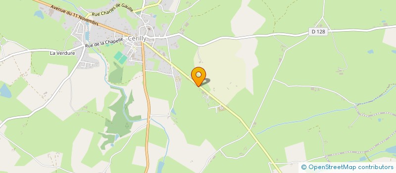 localisation de l'entreprise SOCIETE CIVILE IMMOBILIERE LA DURANTA  CERILLY