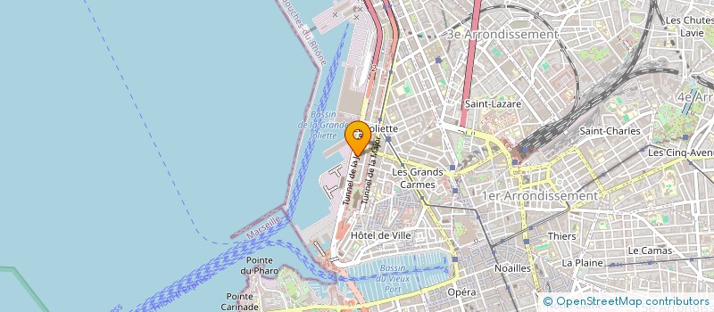 localisation de l'entreprise SOCIETE CIVILE IMMOBILIERE LA FEUILLERAIE  MARSEILLE 2EME