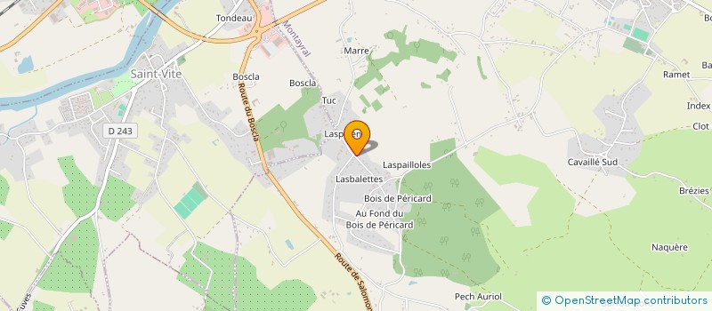 localisation de l'entreprise SOCIETE CIVILE IMMOBILIERE LA FONTAINE DES OISEAUX  SAINT VITE