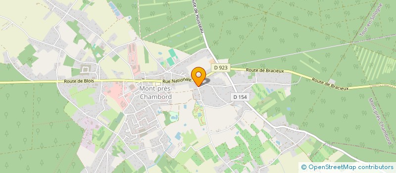 localisation de l'entreprise SOCIETE CIVILE IMMOBILIERE LA FONTENELLE  MONT-PRES-CHAMBORD