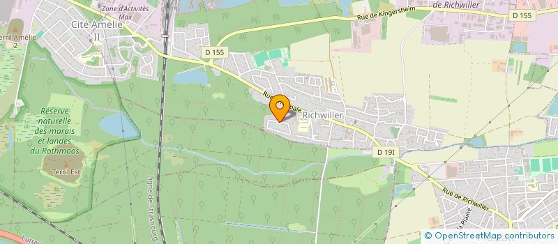 localisation de l'entreprise SOCIETE CIVILE IMMOBILIERE LA FORET  RICHWILLER