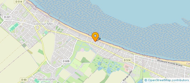 localisation de l'entreprise SOCIETE CIVILE IMMOBILIERE LA FORET PAR ABREVIATION S.C.I. LA FORET à HERMANVILLE-SUR-MER
