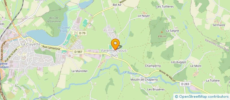 localisation de l'entreprise SOCIETE CIVILE IMMOBILIERE LA GARAUDE à VARENNES-SOUS-DUN