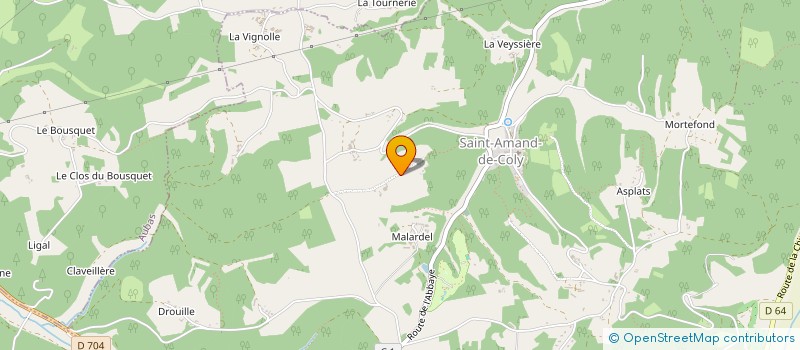 localisation de l'entreprise SOCIETE CIVILE IMMOBILIERE LA GENEBRE à AURIAC-DU-PERIGORD