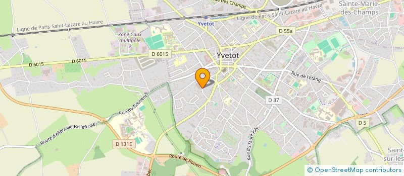 localisation de l'entreprise SOCIETE CIVILE IMMOBILIERE LA GERBOISE  YVETOT