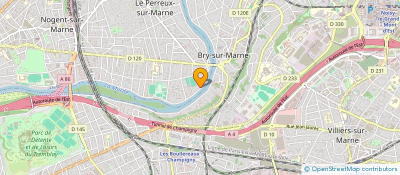 localisation de l'entreprise SOCIETE CIVILE IMMOBILIERE LA GRANDE MAISON ROUGE  LE PERREUX-SUR-MARNE