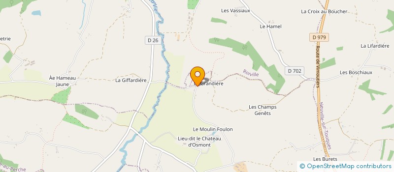 localisation de l'entreprise SOCIETE CIVILE IMMOBILIERE LA GRANDIERE EN AGREGE S.C.I. LA GRANDIERE à ROIVILLE
