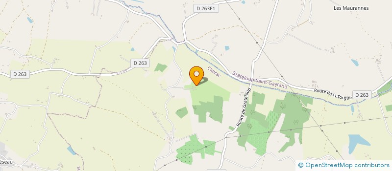 localisation de l'entreprise SOCIETE CIVILE IMMOBILIERE LA GRANGETTE  CLAIRAC