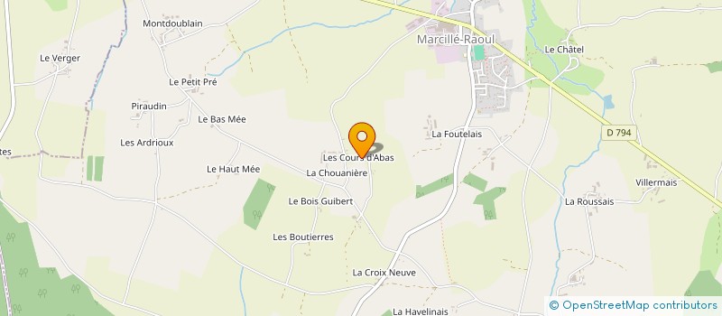 localisation de l'entreprise SOCIETE CIVILE IMMOBILIERE LA GRAVELLOISE  MARCILLE-RAOUL