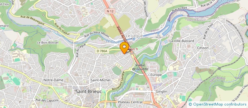 localisation de l'entreprise SOCIETE CIVILE IMMOBILIERE LA HERGUE à SAINT-BRIEUC