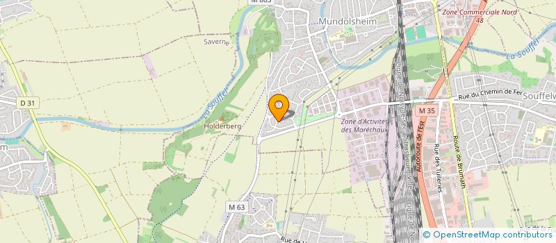 localisation de l'entreprise SOCIETE CIVILE IMMOBILIERE LA LICORNE  MUNDOLSHEIM