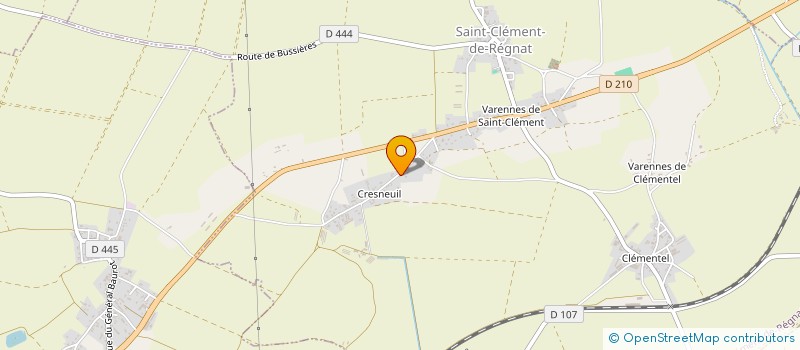 localisation de l'entreprise SOCIETE CIVILE IMMOBILIERE LA LIVE  SAINT-CLEMENT-DE-REGNAT