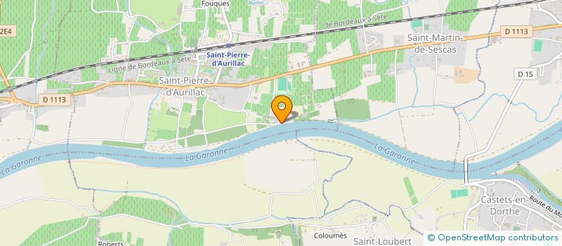 localisation de l'entreprise SOCIETE CIVILE IMMOBILIERE LA LONGERE  SAINT PIERRE D'AURILLAC