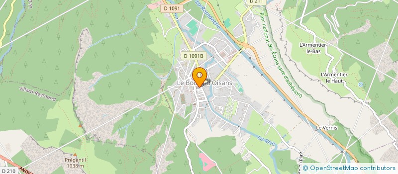 localisation de l'entreprise SOCIETE CIVILE IMMOBILIERE LA LOUVE  LES DEUX ALPES