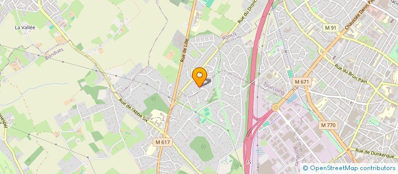 localisation de l'entreprise SOCIETE CIVILE IMMOBILIERE LA LYS à RONCQ