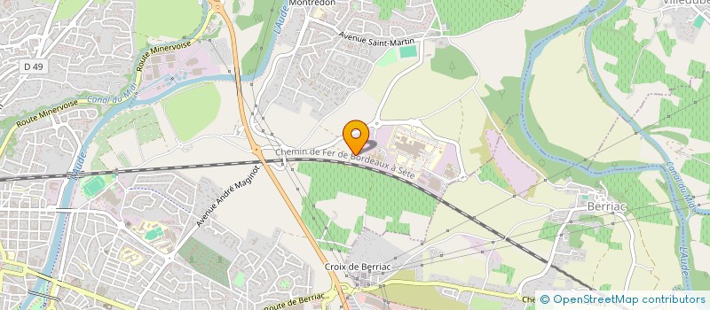 localisation de l'entreprise SOCIETE CIVILE IMMOBILIERE LA MADELEINE à CARCASSONNE
