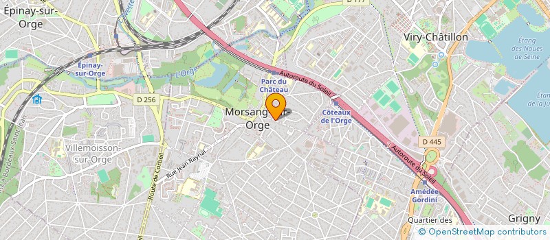 localisation de l'entreprise SOCIETE CIVILE IMMOBILIERE LA MADOJEANE ET PAR ABREVIATION SCI LA MADOJEANNE à MORSANG-SUR-ORGE