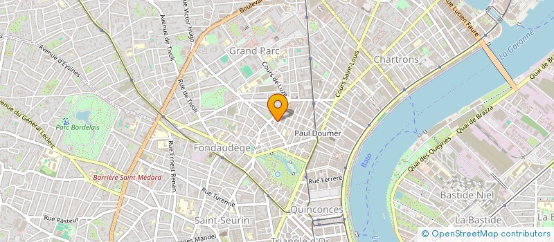 localisation de l'entreprise SOCIETE CIVILE IMMOBILIERE LA MAINADE  BORDEAUX