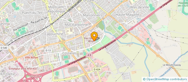 localisation de l'entreprise SOCIETE CIVILE IMMOBILIERE LA MAISON DU BATIMENT FFB-GARD  NIMES