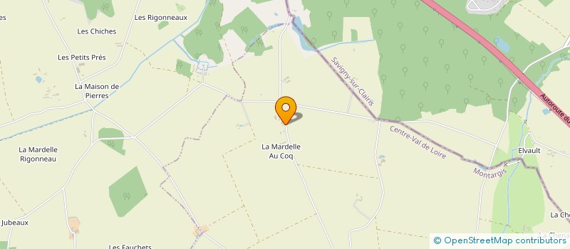 localisation de l'entreprise SOCIETE CIVILE IMMOBILIERE LA MARDELLE  COURTENAY