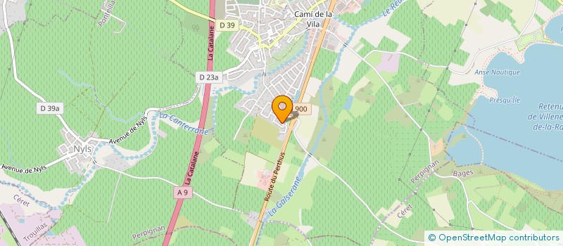 localisation de l'entreprise SOCIETE CIVILE IMMOBILIERE LA MARINADE ET PAR ABREVIATION SCI L.M  POLLESTRES