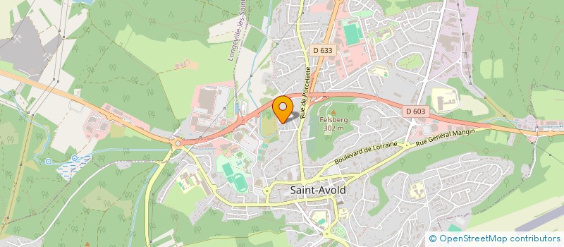 localisation de l'entreprise SOCIETE CIVILE IMMOBILIERE LA MARTINIERE  SAINT-AVOLD