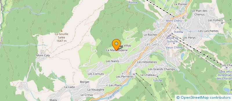 localisation de l'entreprise SOCIETE CIVILE IMMOBILIERE LA MASSOUDRIE  LES GETS