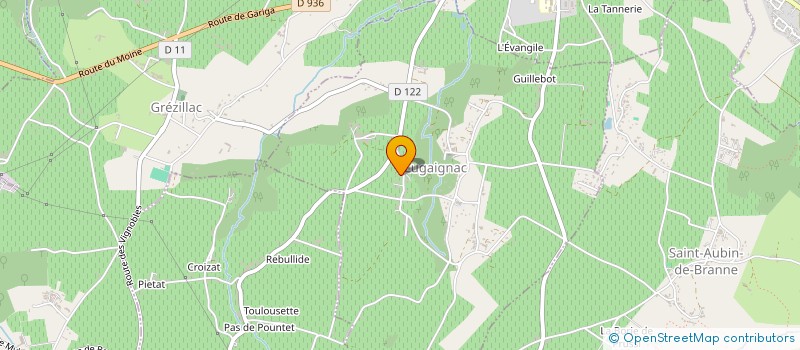 localisation de l'entreprise SOCIETE CIVILE IMMOBILIERE LA MEDOCAINE  LUGAIGNAC