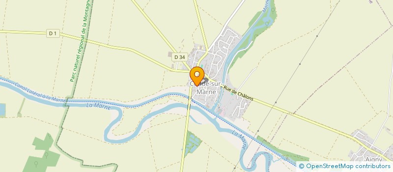 localisation de l'entreprise SOCIETE CIVILE IMMOBILIERE LA MEULIERE  CONDE-SUR-MARNE