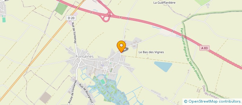 localisation de l'entreprise SOCIETE CIVILE IMMOBILIERE LA MOCQUERIE PAR ABREVIATION SCI LA MOCQUERIE  DOIX LES FONTAINES