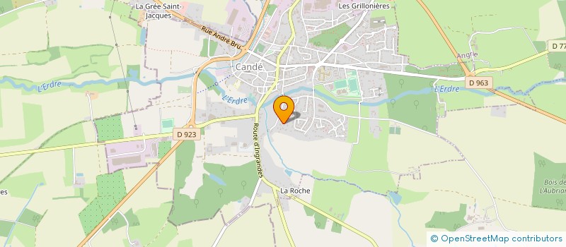 localisation de l'entreprise SOCIETE CIVILE IMMOBILIERE LA MOIRONNE  VAL D'ERDRE-AUXENCE