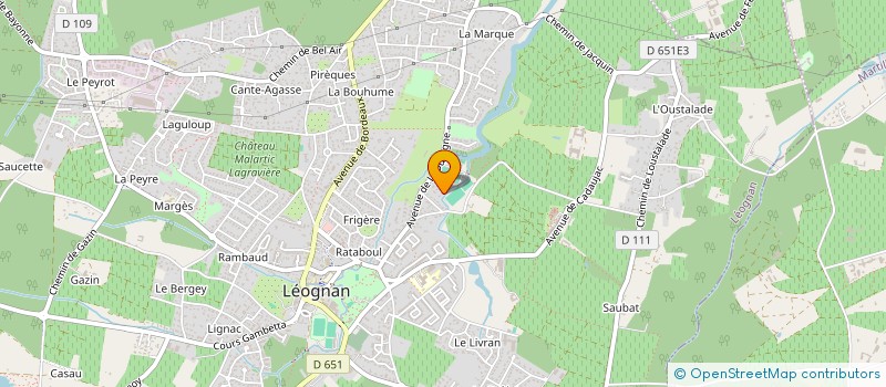 localisation de l'entreprise SOCIETE CIVILE IMMOBILIERE LA MOULIASSE  LEOGNAN