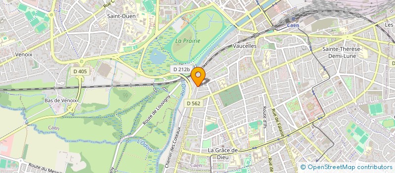 localisation de l'entreprise SOCIETE CIVILE IMMOBILIERE LA NACRINE  CAEN