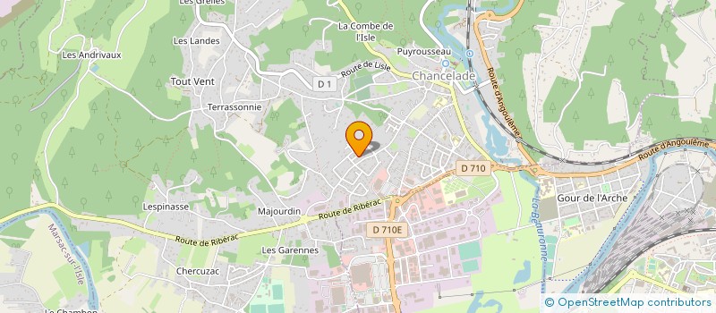 localisation de l'entreprise SOCIETE CIVILE IMMOBILIERE LA PACALONE  SAINT-FELIX-DE-REILLAC-ET-MORTEMART