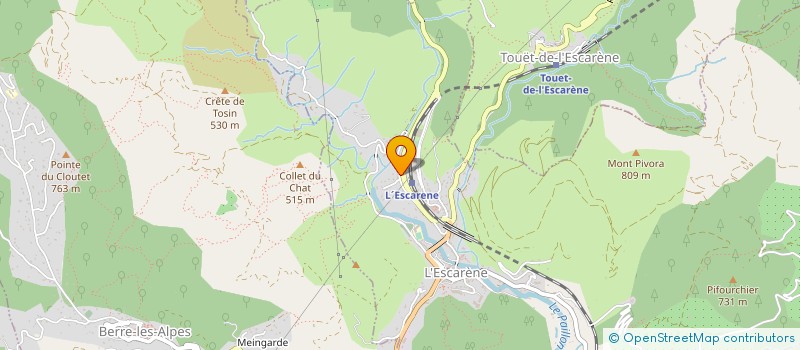 localisation de l'entreprise SOCIETE CIVILE IMMOBILIERE LA PIGHIERA  L'ESCARENE