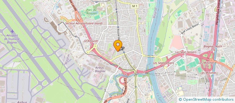 localisation de l'entreprise SOCIETE CIVILE IMMOBILIERE LA PIVOINE BLEUE  BLAGNAC