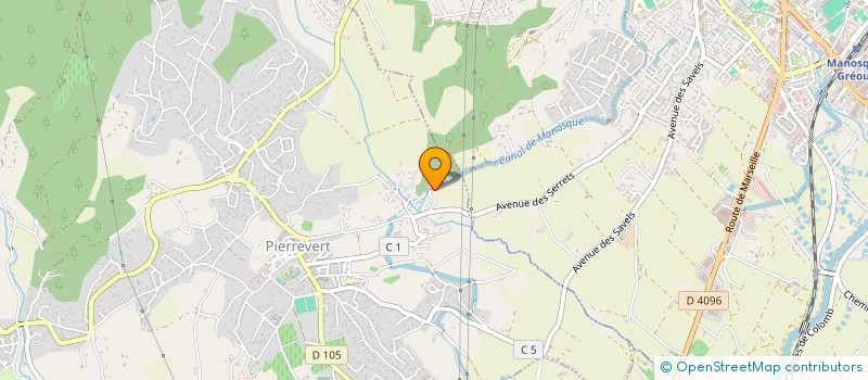 localisation de l'entreprise SOCIETE CIVILE IMMOBILIERE LA PLANTINE  PIERREVERT