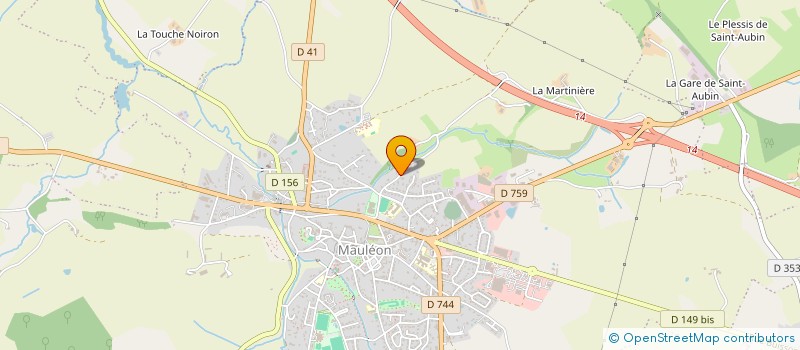 localisation de l'entreprise SOCIETE CIVILE IMMOBILIERE LA POTERIE  MAULEON