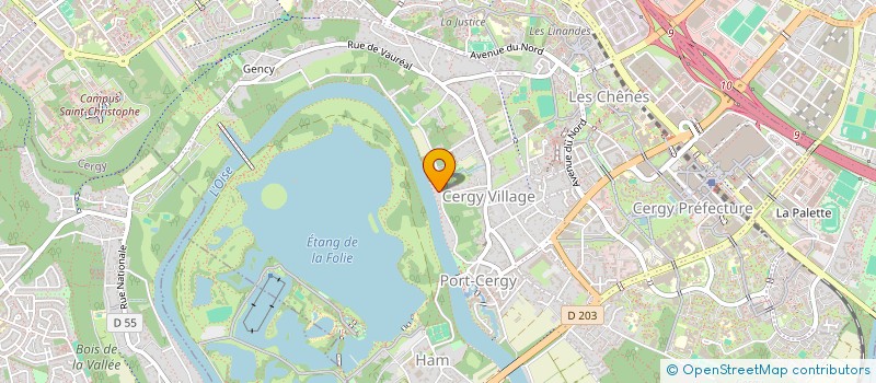 localisation de l'entreprise SOCIETE CIVILE IMMOBILIERE LA PROVENCALE  CERGY