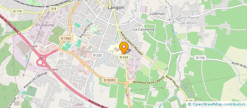 localisation de l'entreprise SOCIETE CIVILE IMMOBILIERE LA-RA à LANGON