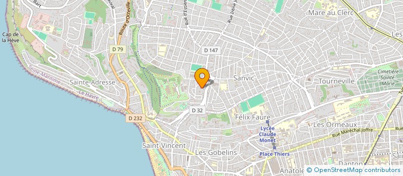 localisation de l'entreprise SOCIETE CIVILE IMMOBILIERE LA RECOUVRANCE  LE HAVRE