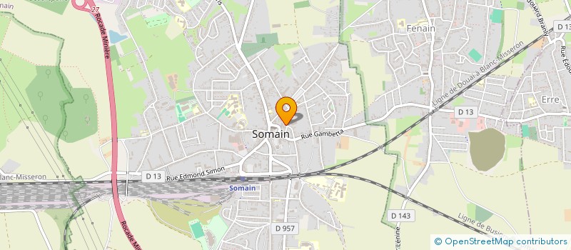 localisation de l'entreprise SOCIETE CIVILE IMMOBILIERE LA RENAISSANCE  SOMAIN