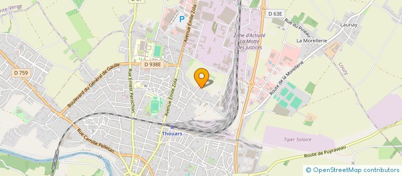 localisation de l'entreprise SOCIETE CIVILE IMMOBILIERE LA RENAISSANCE  THOUARS