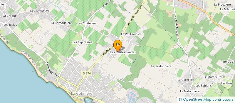 localisation de l'entreprise SOCIETE CIVILE IMMOBILIERE LA RENAUDIERE  SAINT-PIERRE-D OLERON