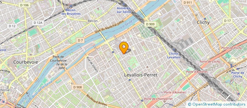 localisation de l'entreprise SOCIETE CIVILE IMMOBILIERE LA RESIDENCE SOCIALE - STAINS à LEVALLOIS-PERRET