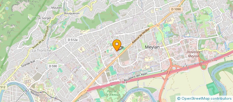 localisation de l'entreprise SOCIETE CIVILE IMMOBILIERE LA REVIREE  MEYLAN