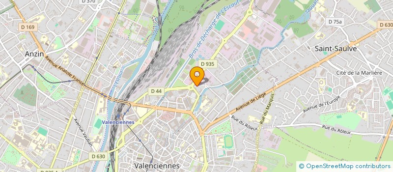 localisation de l'entreprise SOCIETE CIVILE IMMOBILIERE LA RHONELLE  VALENCIENNES