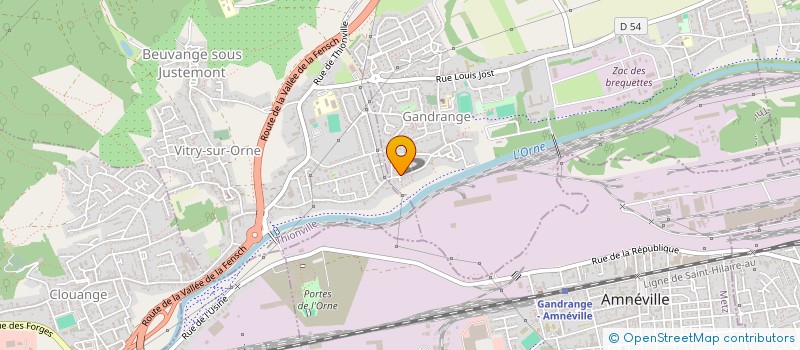 localisation de l'entreprise SOCIETE CIVILE IMMOBILIERE LA ROSE  TALANGE