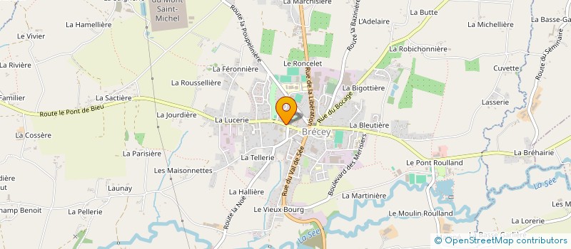 localisation de l'entreprise SOCIETE CIVILE IMMOBILIERE LA ROSERAIE  BRECEY